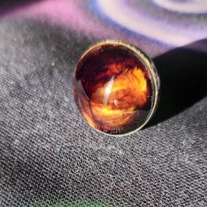 Amber Dome Ring